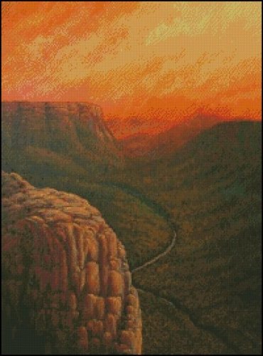 (image for) Linville Gorge at Sunset